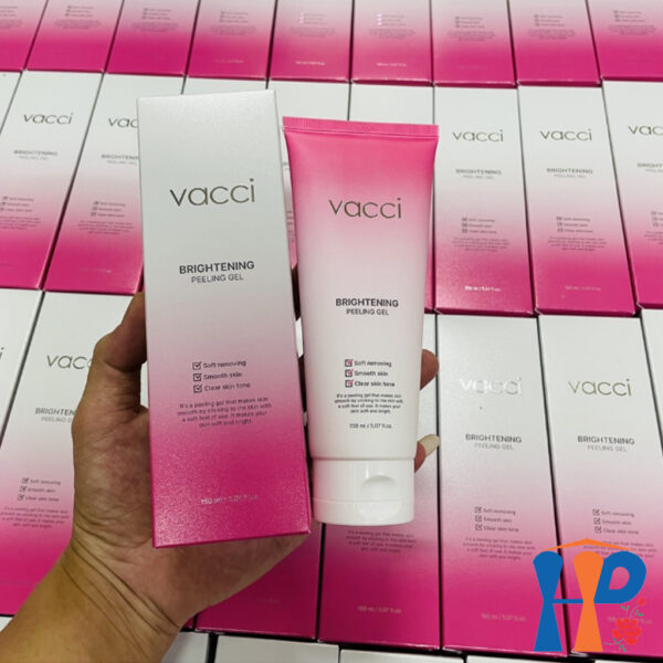 Tẩy tế bào chết Vacci Brightening Peeling Gel 150gr (làm sạch sâu, tái tạo và trẻ hóa da)