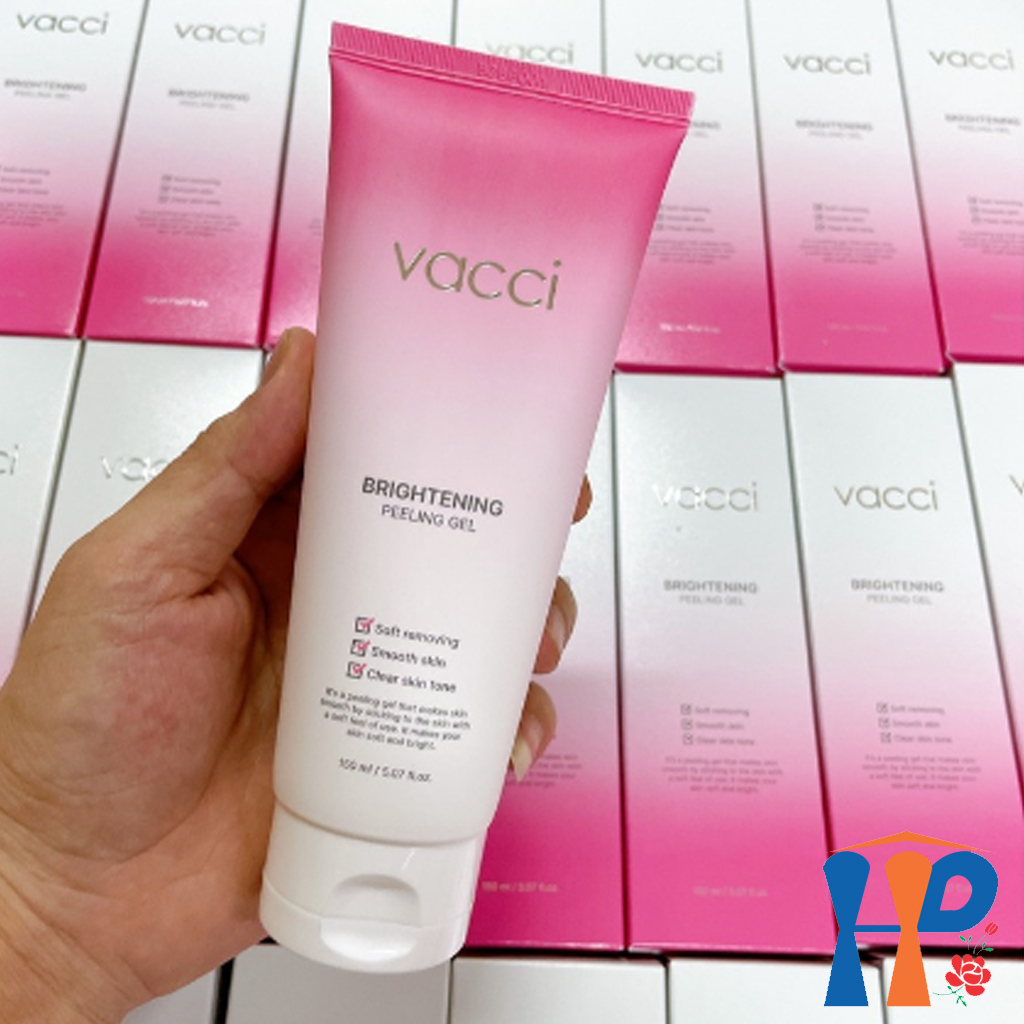 Tẩy tế bào chết Vacci Brightening Peeling Gel 150gr (làm sạch sâu, tái tạo và trẻ hóa da)