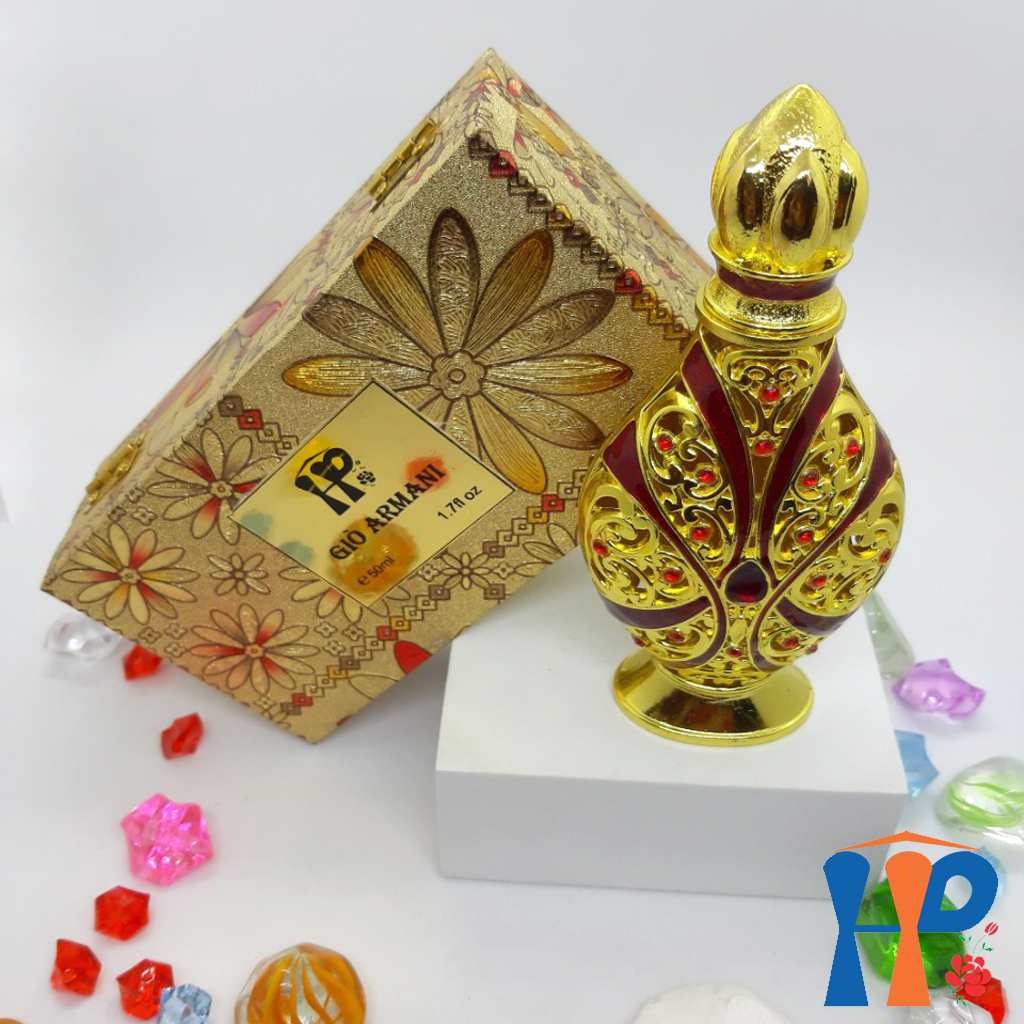 Nước hoa Tinh dầu Nam HP Giò Armani Parfum 50ml (mẫu chai Dubai, hương gió biển, lưu hương trên 10 giờ)