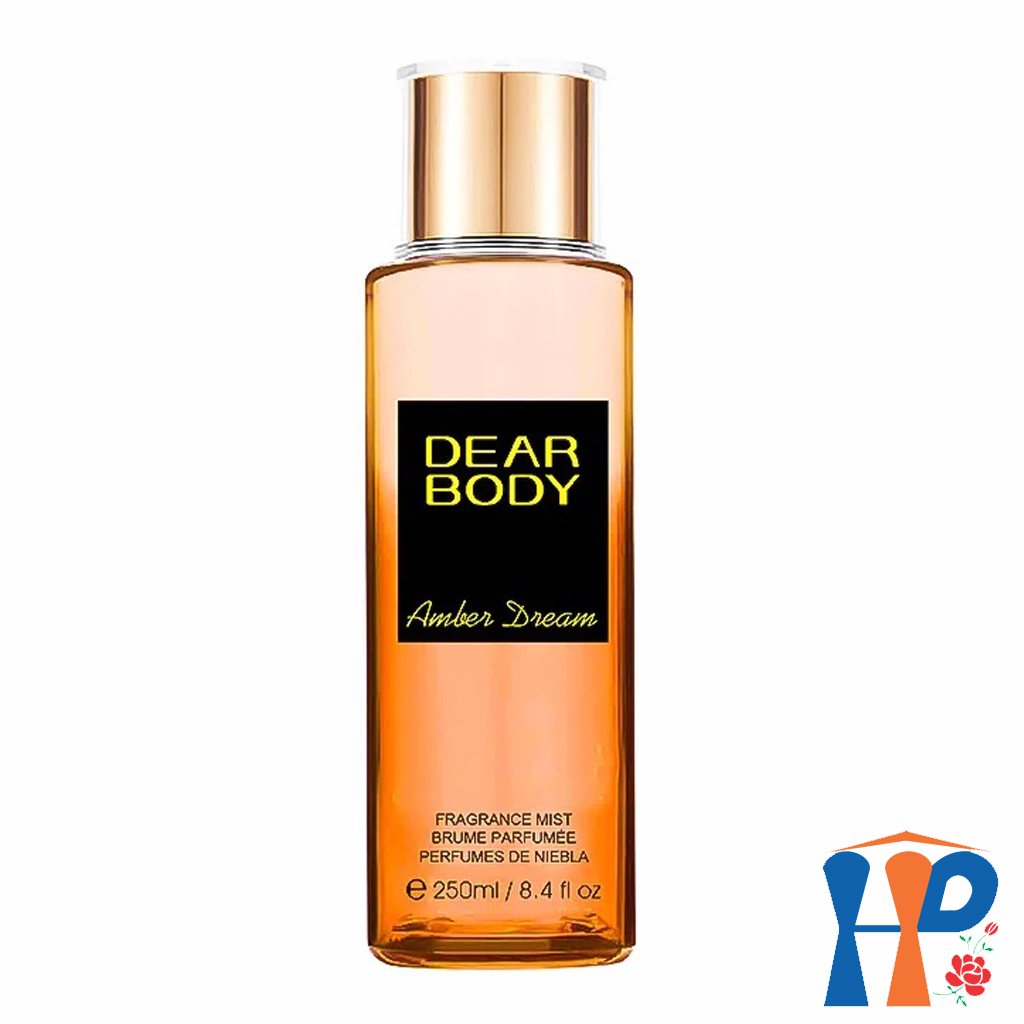 Xịt Thơm Nữ Dear Body Fragrance Mist 250ml (for woman, lưu hương từ 3 - 5 giờ)