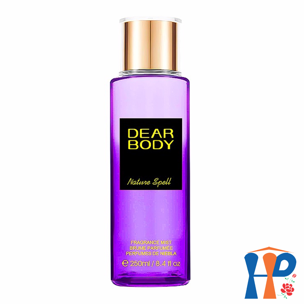 Xịt Thơm Nữ Dear Body Fragrance Mist 250ml (for woman, lưu hương từ 3 - 5 giờ)