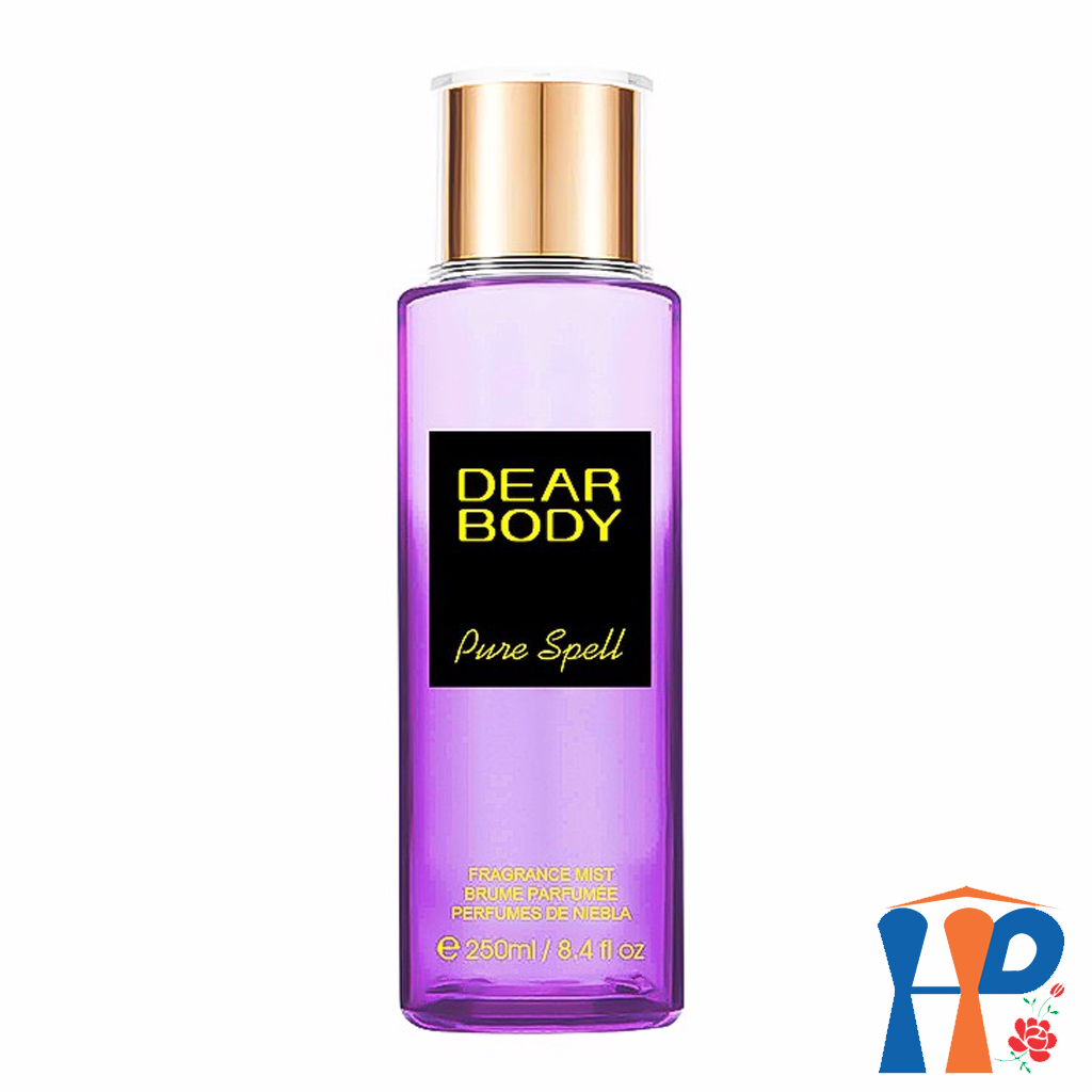 Xịt Thơm Nữ Dear Body Fragrance Mist 250ml (for woman, lưu hương từ 3 - 5 giờ)