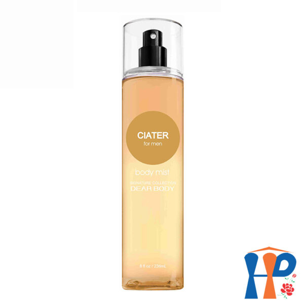 Xịt Thơm Toàn Thân Nam Dear Body Fine Fragrance Mist For Men 236ml (lưu hương 3 - 5 giờ)