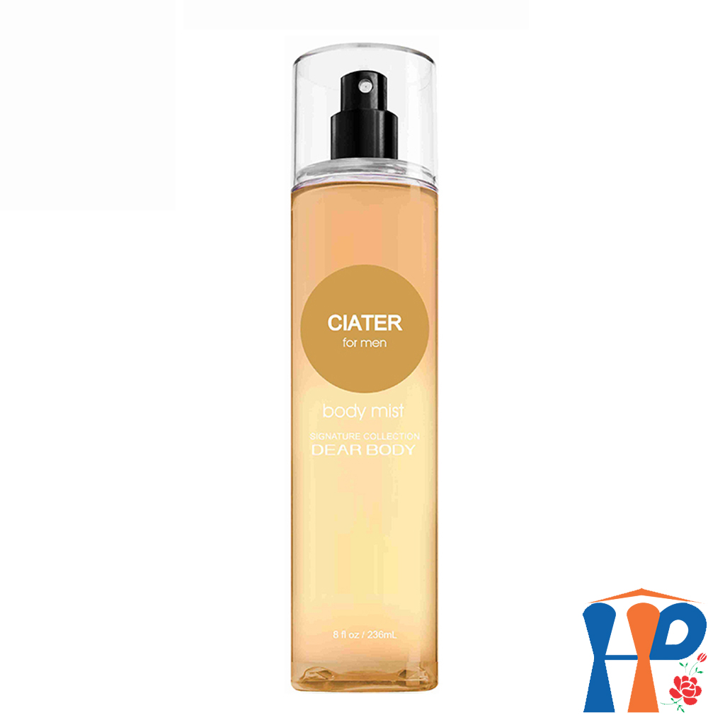 Xịt Thơm Toàn Thân Nam Dear Body Fine Fragrance Mist For Men 236ml (lưu hương 3 - 5 giờ)