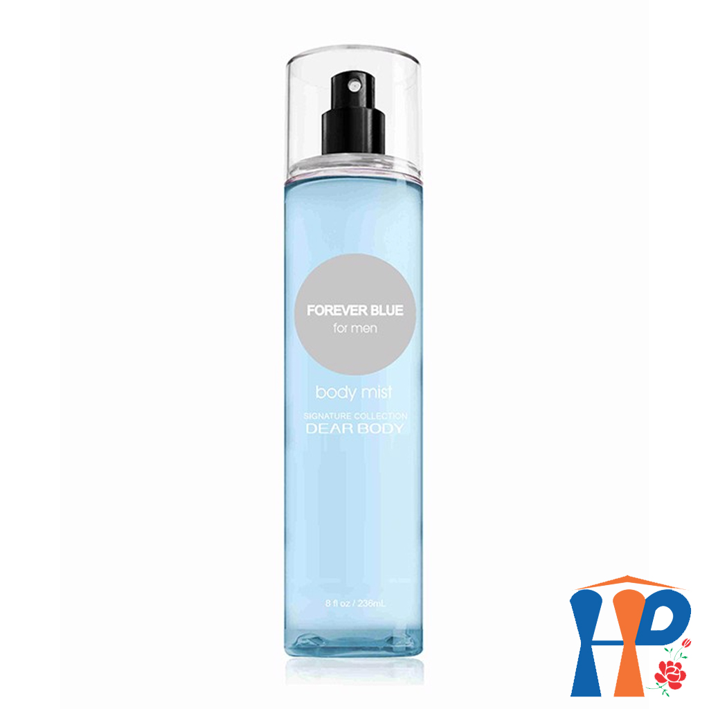 Xịt Thơm Toàn Thân Nam Dear Body Fine Fragrance Mist For Men 236ml (lưu hương 3 - 5 giờ)