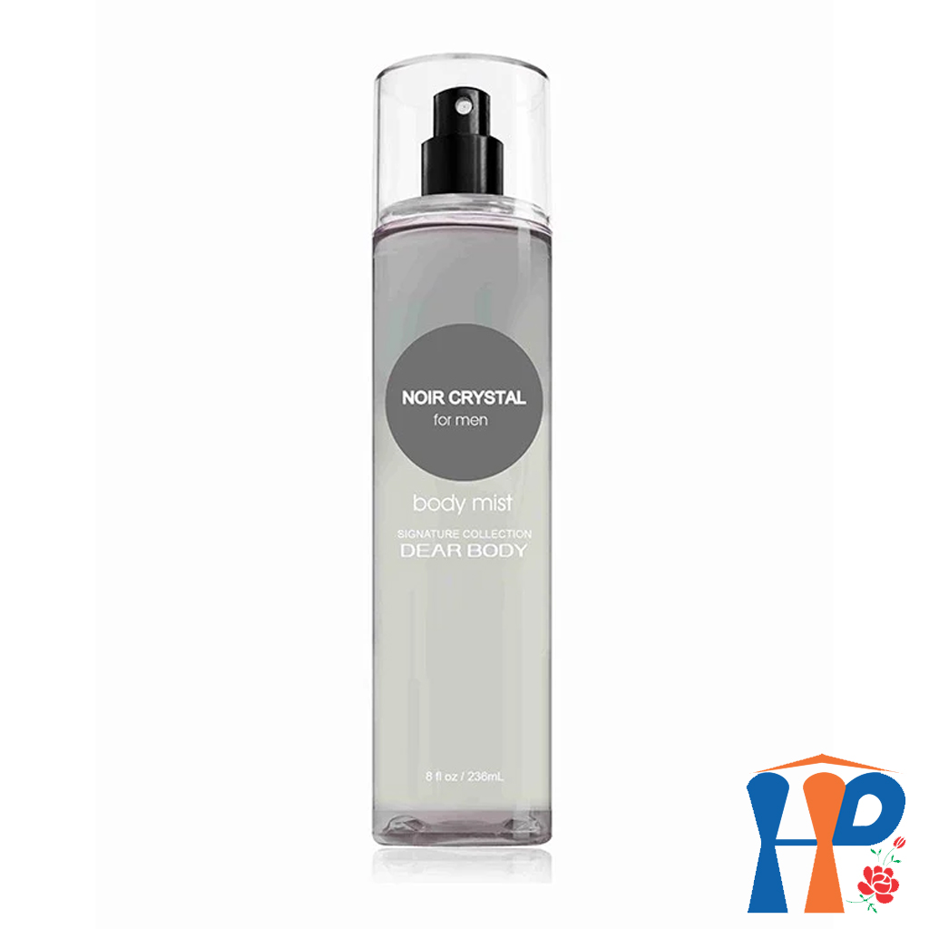 Xịt Thơm Toàn Thân Nam Dear Body Fine Fragrance Mist For Men 236ml (lưu hương 3 - 5 giờ)