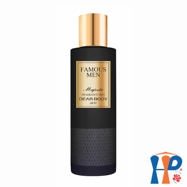 Xịt Thơm Toàn Thân Nam Dear Body Majestic Fragrance Mist 270ml (for man, lưu hương 3 - 5 giờ)