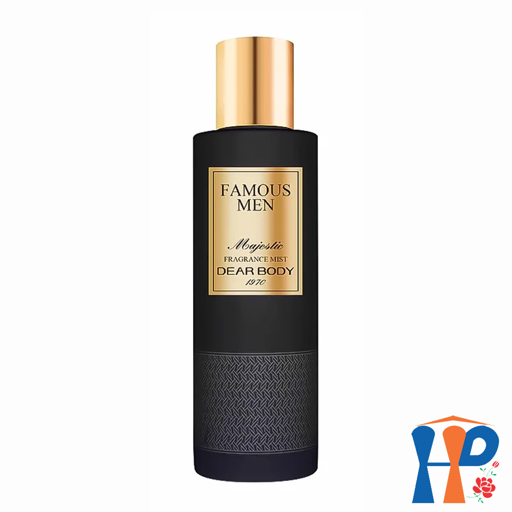 Xịt Thơm Toàn Thân Nam Dear Body Majestic Fragrance Mist 270ml (for man, lưu hương 3 - 5 giờ)