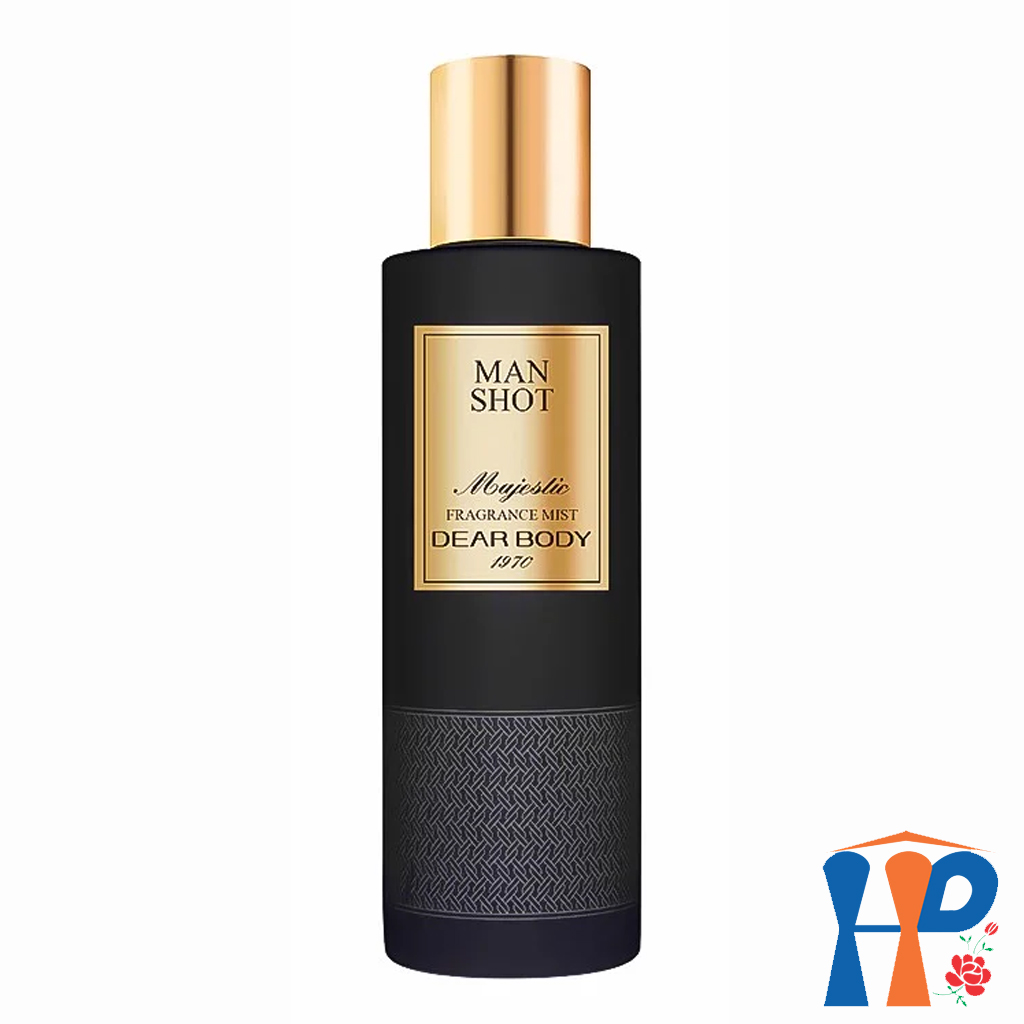 Xịt Thơm Toàn Thân Nam Dear Body Majestic Fragrance Mist 270ml (for man, lưu hương 3 - 5 giờ)