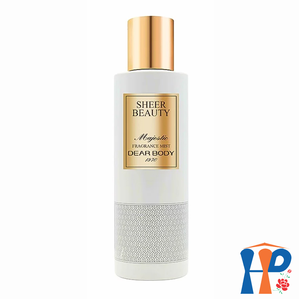 Xịt Thơm Nữ Dear Body Majestic Fragrance Mist 270ml (for woman, lưu hương 3 - 5 giờ)